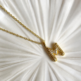 The Pavè Initial Necklace