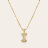 The Pavè Initial Necklace