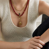 Collar Capri rouge