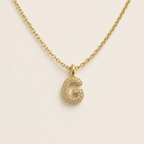 The Pavè Initial Necklace