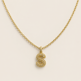 The Pavè Initial Necklace