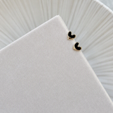 The Noir Heart Studs
