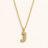 The Pavè Initial Necklace