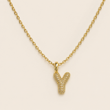 The Pavè Initial Necklace
