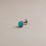Turquoise Dot Piercing