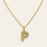 The Pavè Initial Necklace