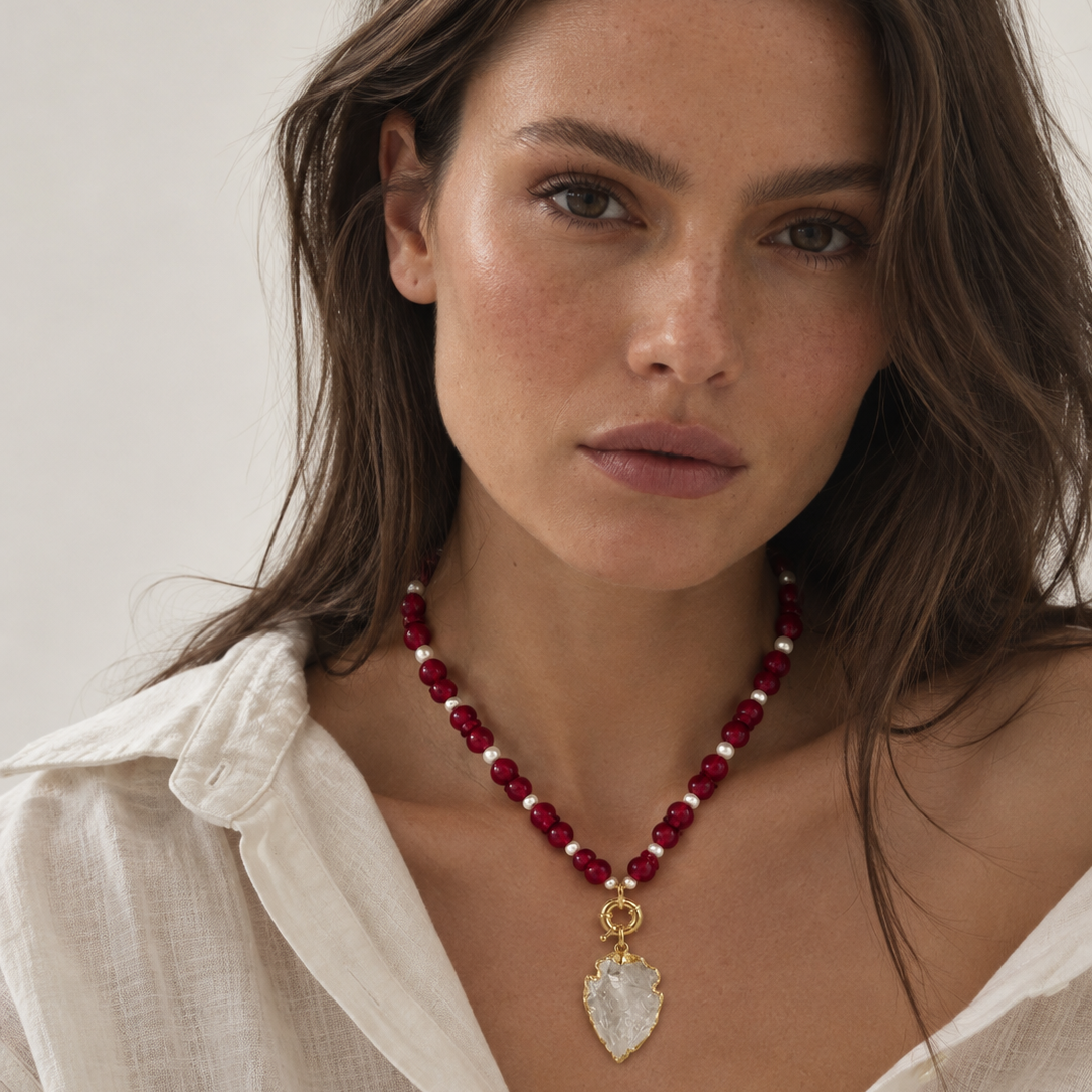 Rouge Charm Necklace