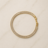Golden Tennis Bracelet