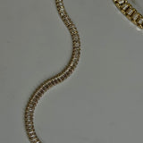 Golden Tennis Bracelet