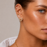 Mini Whisper Heart Studs